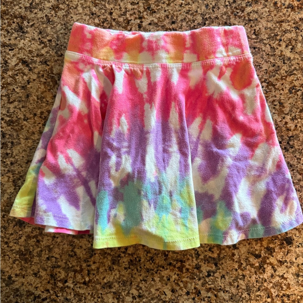 The Children's Place Tie-Dye Skort - Pink, Purple, Yellow